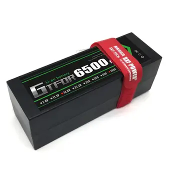 GTFDR Lipo Batteri 2S 4S 7.4 V 5200mah 50C/7.4 V 7000mah 60C/ 4S 14,8 V 6500mAh 100C Hårdt Tilfældet For 1:8 1:10 RC Buggy Truggy Bil