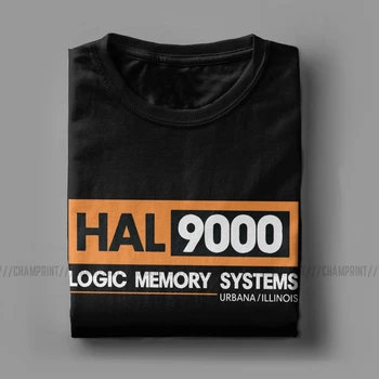HAL 9000 2001 A Space Odyssey Mænd er T-Shirts Stanley Kubricks Sci-Fi Film Sjove Tees Korte Ærmer O-Neck T-Shirts Bomuld Tøj