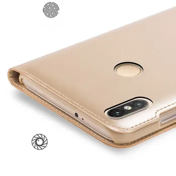 Åbn Vinduet PU Læder Flip Case til Xiaomi Redmi 6 Pro 6 Redmi 6A Luksus Udsigt Tilfælde Fuld Dækning for Xiaomi mi A2 lite Funda