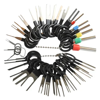 Nye 78Pcs Stik Pin-Kit Terminal Removal Tool Kit Wire Terminal Værktøj til Fjernelse af Bil Elektriske Ledninger Crimp Tilbehør