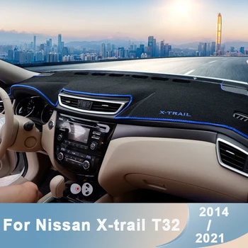 Til Nissan X-trail X-trail t32-2019 2020 2021 Bilens Instrumentbræt Dække Undgå lys Pad Instrument Panel Mat Tæpper Tilbehør