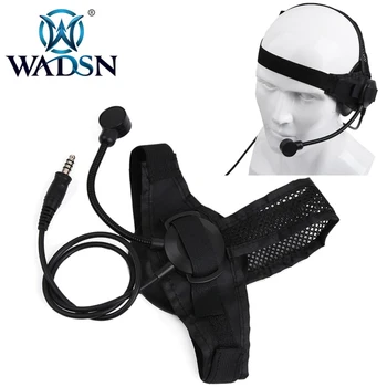 WADSN Taktiske Headset Mikrofon, Bevægelig Arm på Jagt Ene Side Hovedtelefon zSelex TASC1 Headset Med Militær Standard Plug WZ028
