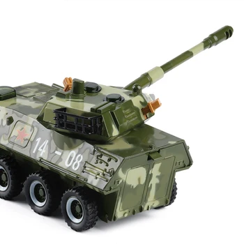 Udsøgt 1:35 8-hjul hjul pansret køretøj tank model,trykstøbning af lyd og lys tilbage kraft militære model,gratis fragt