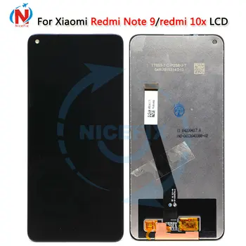 Original lcd-For Xiaomi Redmi Note 9 lcd-redmi 10x LCD-Touch Screen Digitizer Assembly med lcd-værktøjer Til Redmi Note9 Skærm