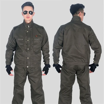 Militær Uniform Hærens Taktiske Særlige Styrker Tøj Mænd Combat Shirt Soldat Solid Voksen Arbejde Bære Tøj, Bukser Sæt