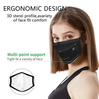 Old School Mmo Klud Maske Mode Print Sjove Pm2.5 Genanvendelige Ansigtsmaske Everquest Klud Rustning Mmo Eq2 Wow D D Rpg Sygdom