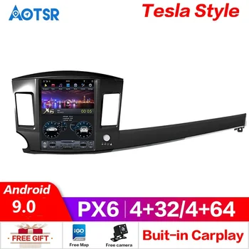 Px6 Android9.0 4+64G Bil DVD-Afspiller GPS-Navigation Til Mitsubishi Lancer 2007-2017 mms-radio optager styreenhed stereo IPS