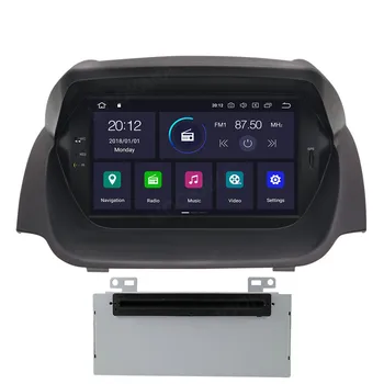 Android-10.0 Bil DVD-Afspiller GPS-Navigation Til Ford Fiesta MK7 2013 2016 Radio Auto Stereo, Video-Mms-hovedenheden