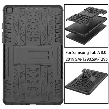 Heavy Duty 2-i-1-Hybrid Robust Silicon etui Til Samsung Galaxy Tab ET 8,0 2019 SM-T290 SM-T295 T295 T297 Tablet Tilfælde Funda