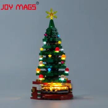 GLÆDE MAGS Led Lys Kit Til 40338 juletræ byggesten Sæt Dekorative Tilbehør