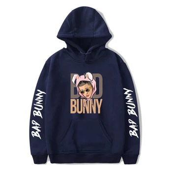 Dårlig Bunny Høj quanlity Sweatshirts og Hættetrøjer Mænd/kvinder Kpop Overdimensionerede Hoodie Efterår og Vinter Harajuku Træningsdragter Casual Tøj