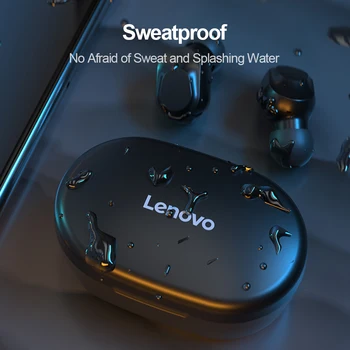 Lenovo XT91 Trådløse Bluetooth-5.0 Øretelefoner Med Mikrofon til støjreduktion TWS Øretelefon AI Kontrol Gaming Headset Stereo Bas Ørestykke