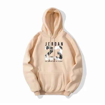 Jordan 23 Trykt Hoodie Sweatshirt Mænd 2021 Foråret Efteråret Nye Mode Hooded Pullover Harajuku Herre Hættetrøjer Hip Hop Streetwear