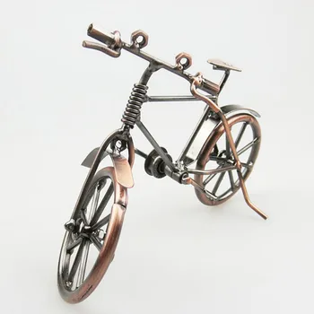 Nyhed Metal Cykel Model Toy Børns Uddannelsesmæssige Læring Legetøj,Håndlavet Vintage Cykel Cykling Håndværk Hjem Dekoration Gave