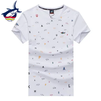 Luksus Royal mærke t-shirt mænd tøj 2019 Sommer bomuld t-shirt mænd 3D-broderi Tace & Shark t-shirt til mænd plus størrelse 3XL