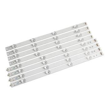 8 STK/sæt LED-baggrundsbelysning strip bar for LG LC420DUE 42LB3910 42LF620V INNOTEK DRT 3.0 42 tommer A B 6916L-1709A 6916L-1710A