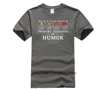 Mænds Casual Print Bomuld T-Shirt Populære Cool gave sarkasme den primære element af humor, Sjove Videnskaben t-shirt