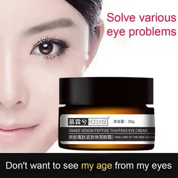 Anti-Age Fjerner Mørke Rande Snake-venom Eye Cream Fugtgivende Eye Care Mod Hævelser Og Poser Eye Serum 30g