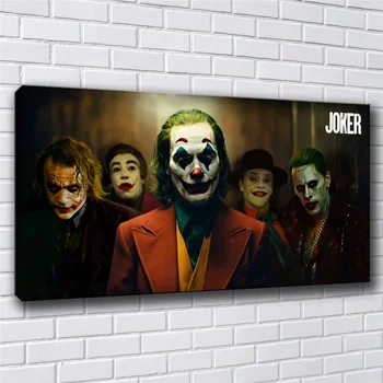 Jokeren Filmens Plakat Væg Kunst, Lærred Maleri Væg Kunst til stuen Hjem Indretning (Ingen Ramme)