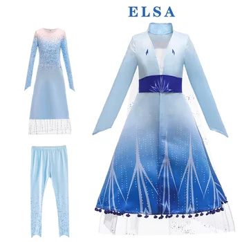 Nye Elsa Kjoler For Piger Karneval Kostume Børn Kjoler Børn Cosplay Bithday Party Kjoler Elsa Kostumer