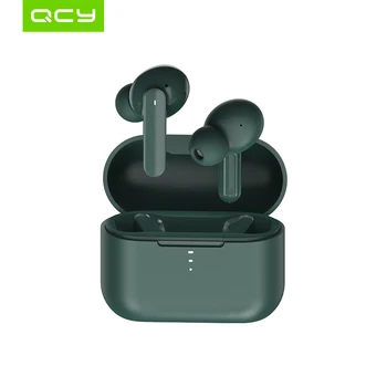 QCY T10 Trådløse Bluetooth-Hovedtelefoner Dobbelt-Armature in-ear Hovedtelefoner APP intelligent styring 4 mikrofon med støjreduktion