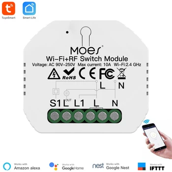 RF433 Wifi Smart Switch Trådløs Fjernbetjening Switch Controller-Modulet Arbejde Med Alexa, Google Home Smart Home Smart Liv Tilbehør