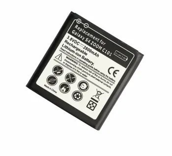 Ciszean 2x 2800mAh B740AC/K/E/U Udskiftning af Batteri + Oplader Til Samsung Galaxy S4 Zoom-C101 C1010 C105A C105 NXF1 NX3000 i939D