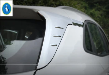 Yimaautotrims Auto Tilbehør Bageste Dør Vindue Bagklap Fløj Beskyttelse Panel Dækker Trim 4 Stk Passer Til Hyundai Kona 2018 2019 ABS