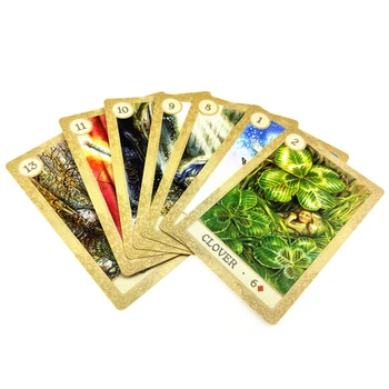 Eventyret Lenormand Tarot 38 Kortene Dæk Komplet Engelsk Mystiske Divination Skæbne Familie Party Board Game