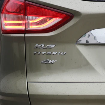 En Lille Ændring Bilens Bagagerum Chrome Badge Decal Emblem Breve Mærkat TITANIUM Passer til Ford Mondeo Ford Kuga