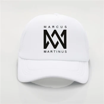 Marcus Martinus udskrivning baseball cap Mænd og kvinder Sommeren Tendens Cap Nye Unge Joker solhat Stranden Visir hat