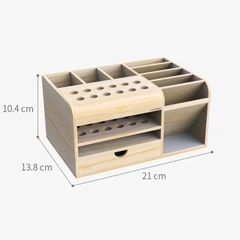 21 X 13,8 X 10.4 cm Træ-Værktøjer Storage Box Holder Værktøjer Arrangør For Reparation Værktøj Model Tilbehør 2020 Nye Ankomst