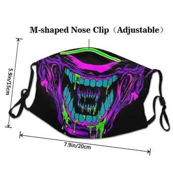Fremmede Ripley Plads Horror Film, Vaskbar Mascarillas Sort Munden Maske Stor Chap Genanvendelige Ansigtsmasker Anti Haze Maske