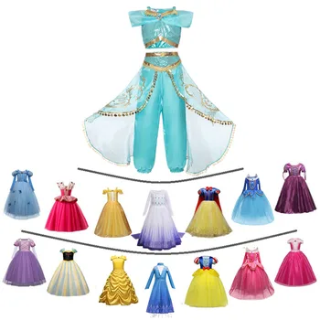 Piger Fe Prinsesse Kostume Skønhed Kids Kjole Halloween Cosplay Kostume Børn Party Disfraz Kappe Kjole Op
