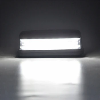 1pc Bil Bageste LED Nummerplade Lys for Land Rover Defender 88 90 109 110 130 Bil Nummer Plade Lampe Tilbehør af Høj Lysstyrke