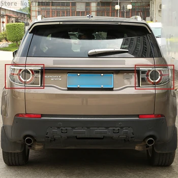 4stk ABS Chrome Bil Bageste baglygte Lampe Dække Trim For Land Rover Discovery Sport 2016 2017 Auto Tilbehør