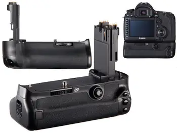 JINTU Lodret Lukker Dej Grip +2stk LP-E6-Batterier w/AA indehaveren Fr Canon 5D3 5DIII 5D Mark III 3 5DS 5DSR Kamera som BG-E11