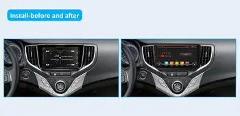 Car Radio Mms-Audio-Afspiller, GPS-Navigation Android 10,0 Til Suzuki Baleno 2017 2018 Bluetooth, AUX-Wifi SWC Kamera DAB