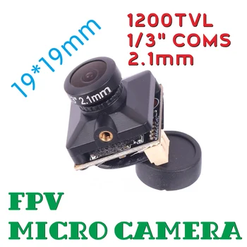 FPV Micro Kamera, 1/3 CMOS 1200TVL 2.1 mm HD Linse PAL Bred Spænding DC 5V-40V for luftfotografering af Kameraets RC Quadcopte