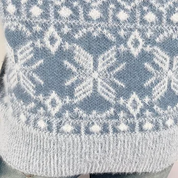 Efterår Og Vinter Jul Sweater Damer Stjerne Mønstrede Sweater I 2020 Xmas Mode Tykke Strikkede Trøjer Pullover Kvindelige