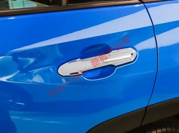 ABS-Krom dørhåndtag Dække Trim Med Smart Hul Til Toyota Rav4 2019 2020