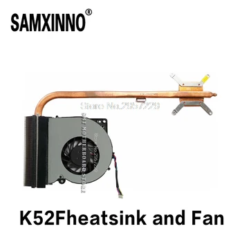 For Asus Bærbar K52-K52JR-K52JU-X52J-A52J-A52JT-X52JT-K52JT-K52J - K52JE K52JC A52 X52 Ventilator CPU Køler Heatsink Heatpipe