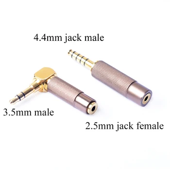Okcsc Hovedtelefonstik 2 .5mm Female 3,5 mm /4.4 mm Male Jack Audio Stereo-Adapter Plug Converter For Sony Nw -Wm1z Nw -Wm1a Spil