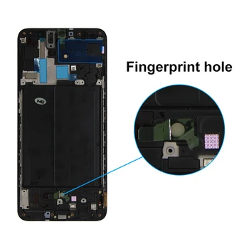 Amoled-For Samsung Galaxy A70 LCD-Display A705F Touch Screen Digitizer Til Samsung A705 A70 2019 Reservedele