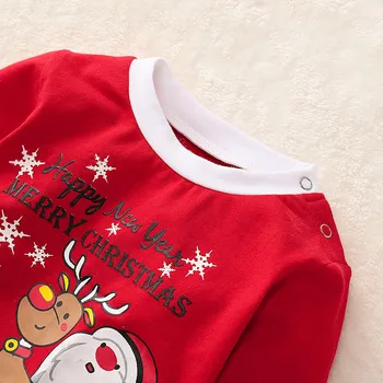 Min Første Jul Toddler Baby Drenge Piger Christmas Santa Fawn Print Pyjamas, Nattøj Udstyr Disfraz Bebe Jul