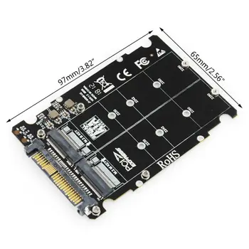 2020 Nye M. 2 SSD til U. 2 Adapter 2in1 M. 2 NVMe og SATA-Bus NGFF SSD ' er til PCI-e U. 2 SFF-8639