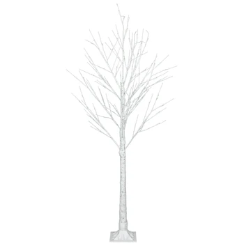 4FT Snefnug juletræ med 48 LED-Lampe