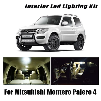 7Pcs Canbus Auto LED Interiør Lys Kit Til Mitsubishi Montero Shogun Pajero 4 V80 V93 V97 V98 2007-2018 2019 2020 Bil Belysning