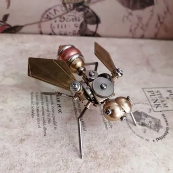 3D Metal Mekanisk Insekt Kunsthåndværk Mekanisk Model for Home Decor - Fly