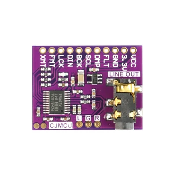 Interface I2S PCM5102 DAC-Dekoder GY-PCM5102 I2S Afspiller Modul Til Raspberry Pi pHAT Format yrelsen Digital PCM5102A Lyd yrelsen
